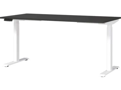 Elektrisch ihv bureau,HxBxD 720-1200x1600x800mm,blad grafiet