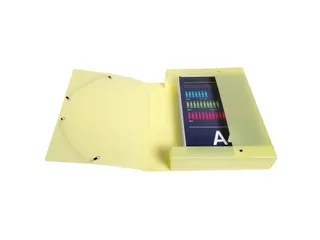 Klasseerdoos rug 60m m PP Chrom.Pastel - 47