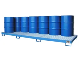 opvangbak,v. 12x200l vat,opvangvol. 335l,HxBxD 200x1300x3880mm