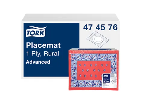 Tork 474576 Placemat Rural 42x30cm Advanced 1-laags decor 5x500 stuks