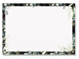 Designonderlegger Jolie Glamorous Leaves A3 30vel