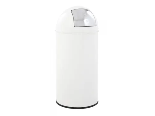 Afvalbak Pushcan 40 Liter Wit