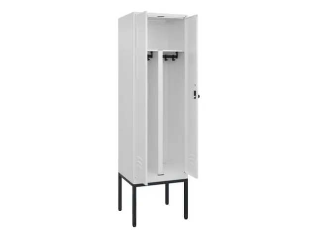 PBM-locker,HxBxD 2120x600x500mm,2vak,vak B 300mm,draaigrendel