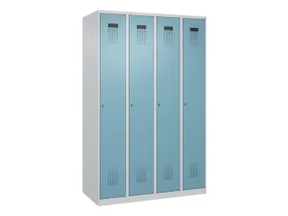 locker voor scheiding van kleding,HxBxD 1850x1200x500mm,4vak - 2