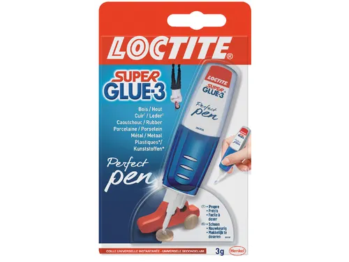 Secondelijm Loctite Perfect Pen 3 gram op blister