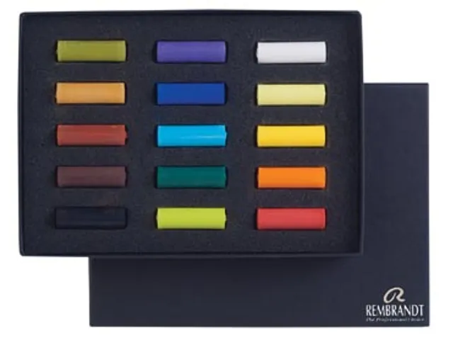 Softpastels, Starterset Met 15 Halve Pastels