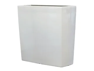 plantenpot,trapeziumvormig,PE,signaalwit,HxBxD 900x900x390mm,55l - 2