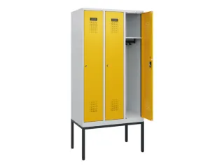 schoollocker,HxBxD 1950x900x500mm,3vak,vak B 300mm,cil.-slot - 1