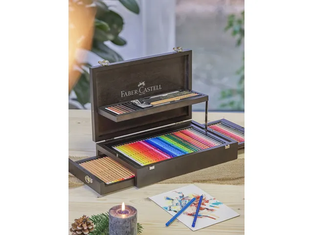 Kleurpotloden Faber-Castell Art&Graphic houten kist