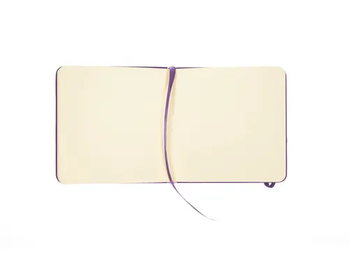 Schetsboek Kangaro 12x12cm purple heart PU HC 80 vel 140gr roomwit met
