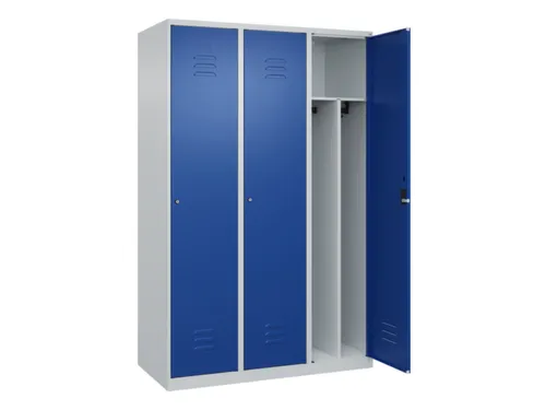 locker voor scheiding van kleding,HxBxD 1850x1200x500mm,3vak