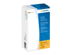 HERMA 4329 Frankeeretiketten dubbel 163x45mm 500 stuks