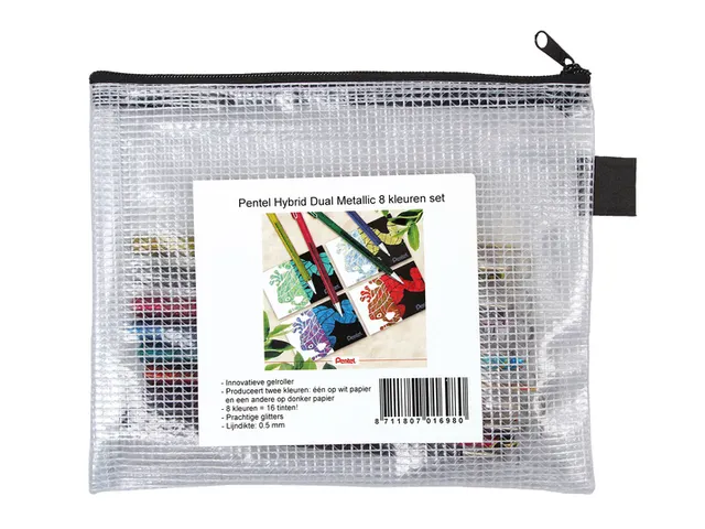 Gelschrijver Pentel K110 0.5mm assorti