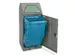 conteneur de tri sélectif,non inflammable,1x75l,HxlxP 1000x400x380mm
