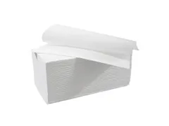 Handdoekjes Interfold W-Vouw Cellulose 2-laags 32x22cm Wit 20x160 Vel