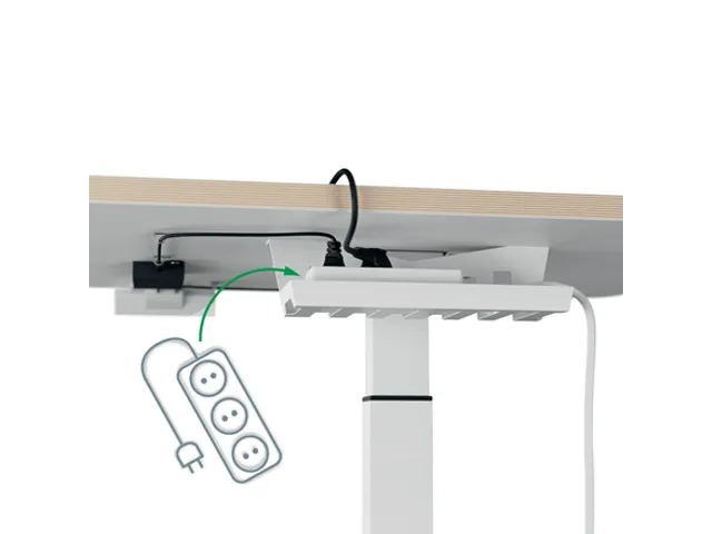 Zit-Sta bureau 80x60cm Leitz Ergo elektrisch klein