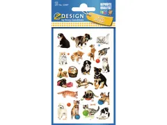 papieretiket Z-design Kids pakje a 3 vel honden en katten