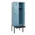 locker met bank,HxBxD 1950x600x815mm,2vak,vak B 300mm,draaigrendel