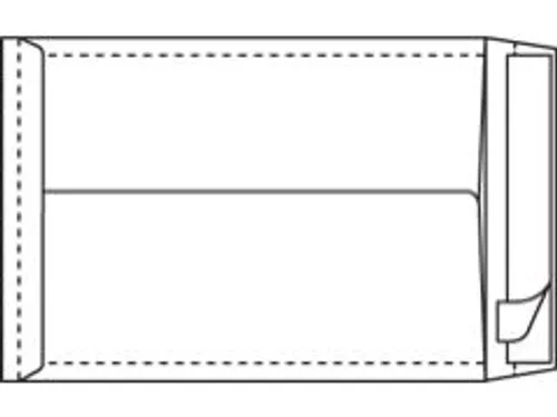 Akte Envelop H-Bodem Tyvek 305x406x50mm Wit zelfklevend 100 Stuks