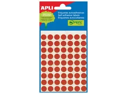 Apli Ronde Etiketten Ø10mm Rood