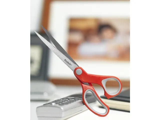 Ciseaux Scotch Confort 20cm rouge blister