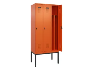 locker voor scheiding van kleding,HxBxD 2120x900x500mm,3vak - 1