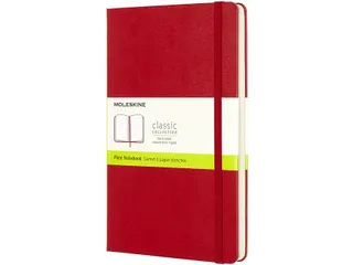 Notitieboek Moleskine large 130x210mm blanco hard cover scarlet red - 4
