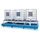 Opvangbak 3x Ibc Opvangvol. 1000l Staal 645x 3850x 1400mm Aftapbok