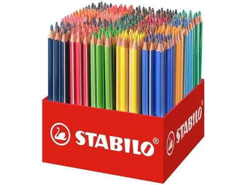 Kleurpotlood STABILO 203 Trio dik 300st assorti