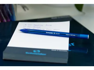 Balpen Schneider Vizz M blauw - 5
