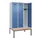 locker met bank,HxBxD 2120x1200x815mm,3vak,vak B 400mm,cilinderslot