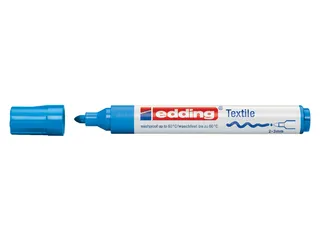 Viltstift edding 4500 textiel rond lichtblauw 2-3mm - 1
