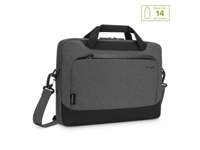 Laptoptas Cypress 15.6 inch Slimcase EcoSmart Grijs Gerecycled