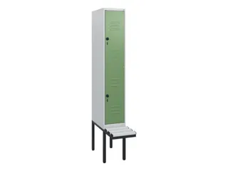 Dubbeldekse dekenkist,HxBxD 1950x300x815mm,1x2vak.,vak B 300mm - 1