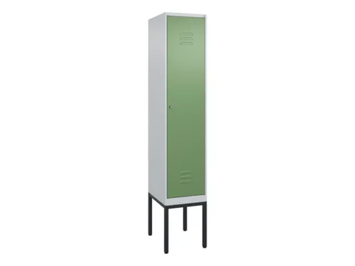 locker,HxBxD 2120x400x500mm,1vak,vak B 400mm,cil.-slot,voetonderstel