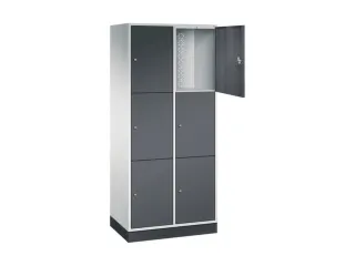 grootvolume-lockersysteem,RAL 7035/RAL 7021,HxBxD 1950x820x500mm - 1