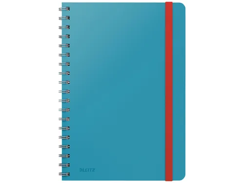 Notitieboek Leitz Cosy B5 lijn spiraal blauw
