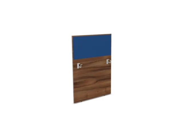 baliepaneel bureau aanbouw links NP-tiepolo nut BN6016-blauw 800mm