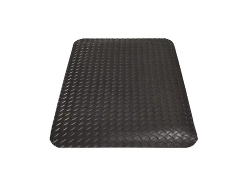 werkplek-vloerbedekking,mat,LxB 900x600mm,PVC,ruitprofiel