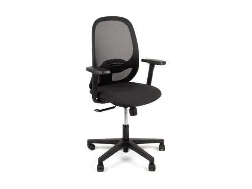 Bureaustoel EN1335 Linea Grace 01 zwart/zwart met 1D armleuning