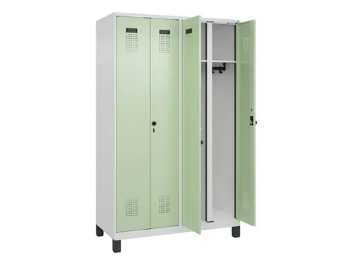 locker voor scheiding van kleding,HxBxD 1950x1200x500mm,4vak