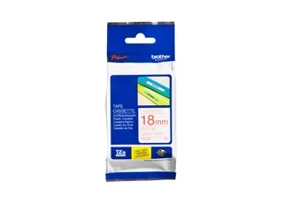 Labeltape Brother P-touch TZe-242 standaard 18mm rood op wit - 1