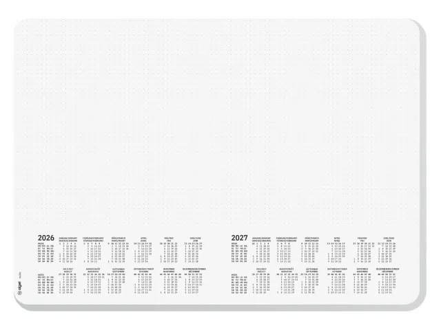 Designonderlegger Sigel punt-gelijnd wit 26/27 42 x 29, 7cm 30 vel 80