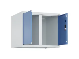opzetkast,v. locker,2vak.,vak B 300mm,HxBxD 500x600x500mm,vleugeldeur - 2