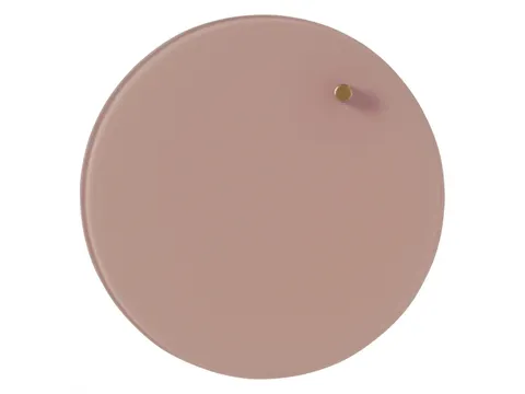 Glasmagneetbord Naga rond 25cm roze