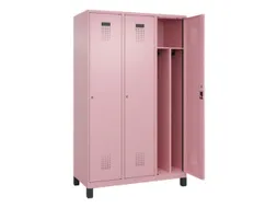 locker voor scheiding van kleding,HxBxD 1950x1200x500mm,3vak
