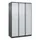 locker voor scheiding van kleding,HxBxD 1850x1200x500mm,3vak
