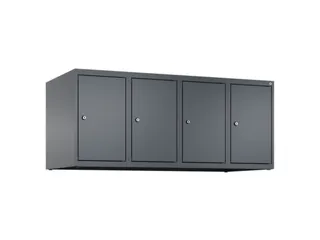 opzetkast,v. locker,4vak.,vak B 300mm,HxBxD 500x1200x500mm - 2