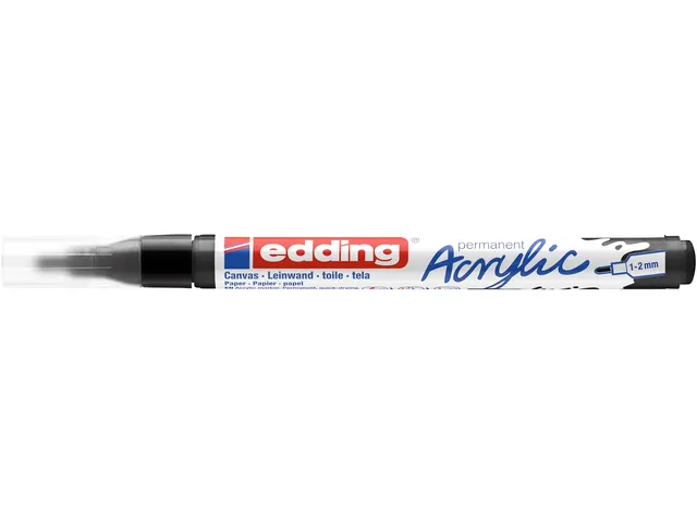 Acrylmarker edding e-5300 fijn zwart