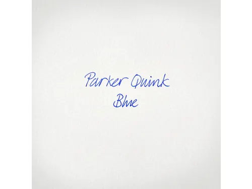 Rollerpenvulling Parker Quink medium blauw blister à 2 stuks
